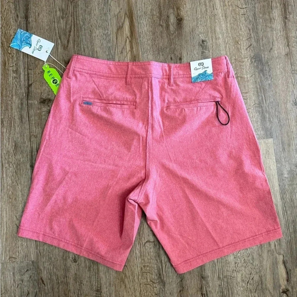 Quiet Storm • Heather Red Hybrid Shorts - Picture 5 of 6